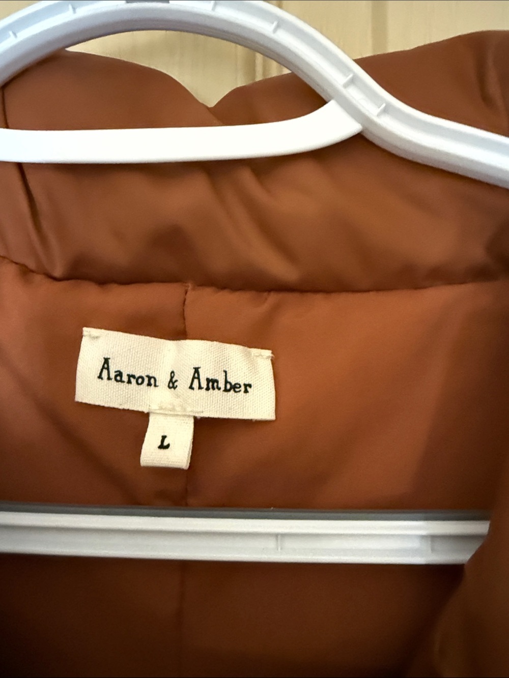 Aerie Puffer Vest in Chestnut Brown - Picture 2 of 3